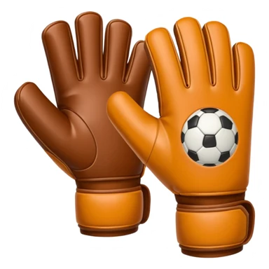guantes de portero de futbol aplaudiendo sticker