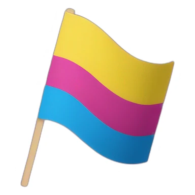 Pansexual flag sticker