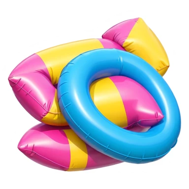   jeff koons style inflatable abstract art SPAM sculpture  sticker