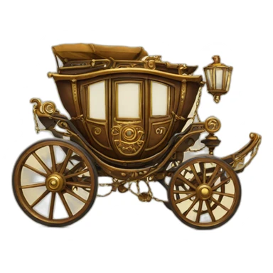 carriage electric steampunk wins sticker