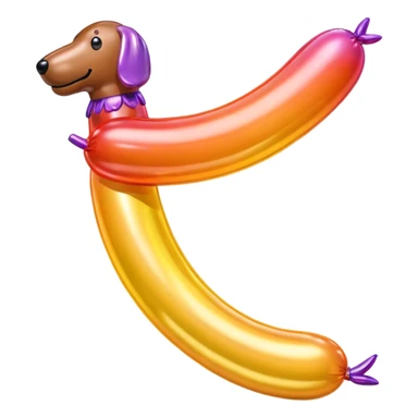 SPAM  saysage jeff koons style inflatable balloon sausage sculpture art  sticker