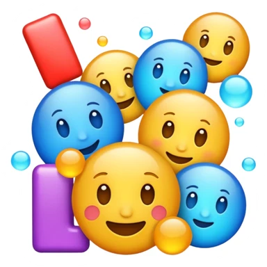 It should say NFAR. It's a term we use at work when advising that a ticket should now be closed and "No Further Action is Required." I want it to look as unprofessional and fun as possible but still with the 4 letters being very readable as an emoji sticker