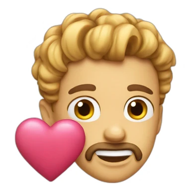 Strange heart sticker