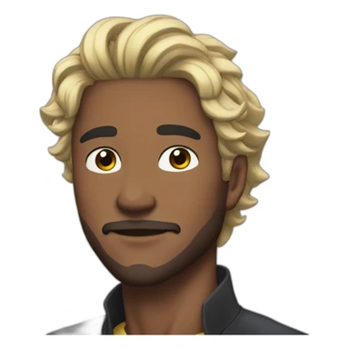 Fabulous anime man sticker