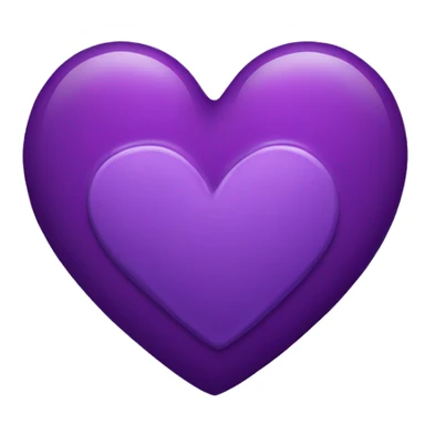 A purple heart broken  sticker