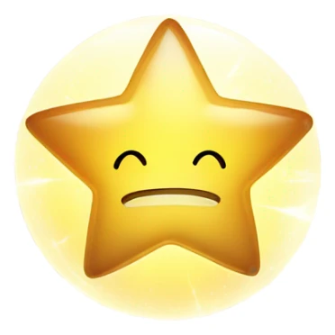 astral projection star inside a ball sticker