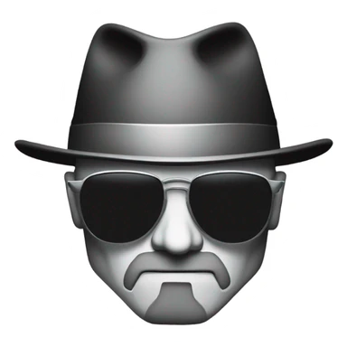 Breaking bad silhouette Heisenberg logo sticker