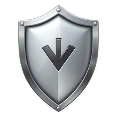 shield with a checkmark, representing Zuverlässig (reliable) sticker