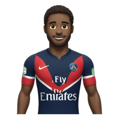 chat avec un maillot du psg sticker
