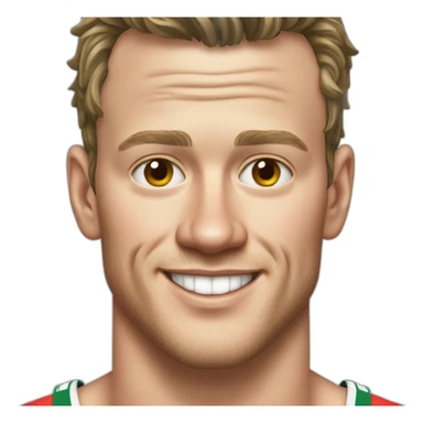 Jonathan Toews as a beach bum sticker