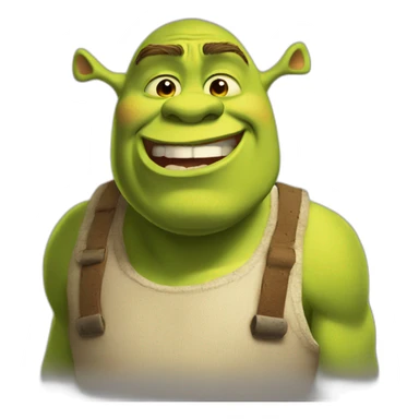 Shrek in boxe sticker