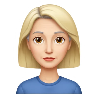 just like the last one but make the mother taller  and older with a side part sticker