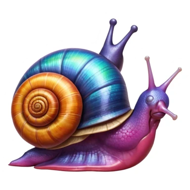 snail + anatomical heart sticker