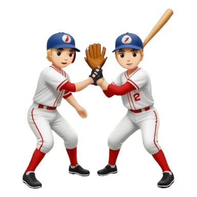 quiero dos equipos enemigos de baseball vs sticker