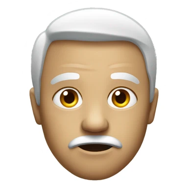 Face with contempt  sticker