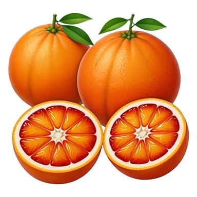 Tangerine & Blood Orange Fruit sticker