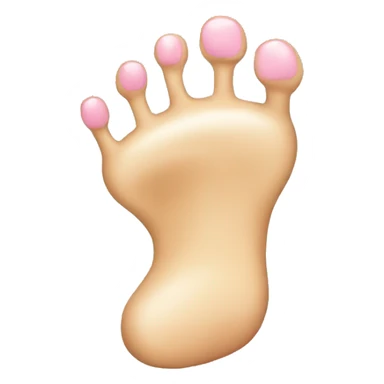 Foot with six toes sticker