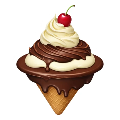 dessert flying island sticker