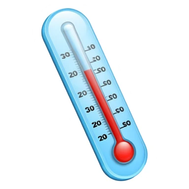 cold ice thermometer only blue color stick sticker