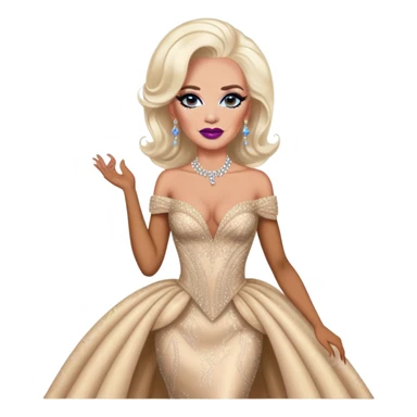 Biden as a drag queen sticker