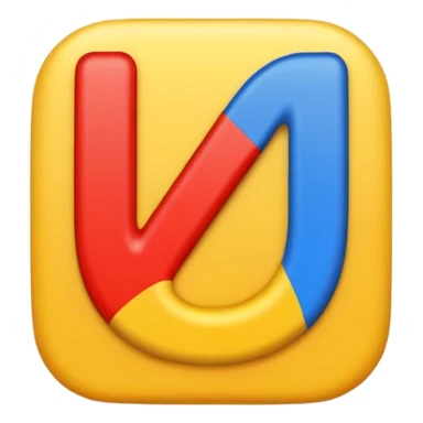 the word BLOG in bright primary colors, traditional emoji style, bold rounded letters sticker