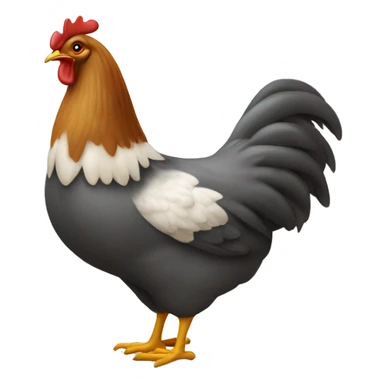 Une poule  sticker
