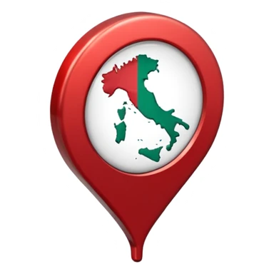 location pin italy sticker