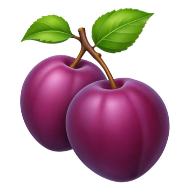 Plum sticker