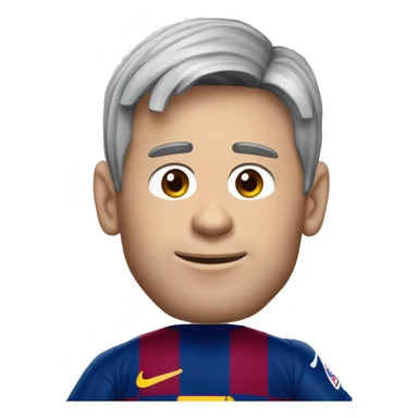 Andres Lionel Messi At Barcelona FC sticker