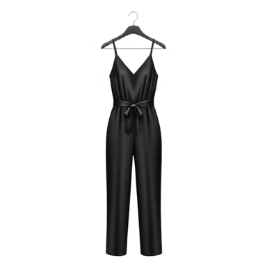 black jumpsuit on hanger sticker