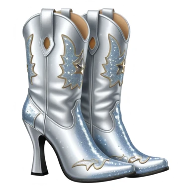 Disco cowgirl boots sticker
