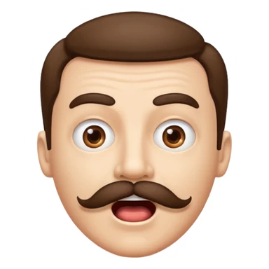 Create pls emoji that looks like austria dictator (hitler) it doesn’t have to be him but someone who looks alike , and combine it with emoji “mind blowing” sticker