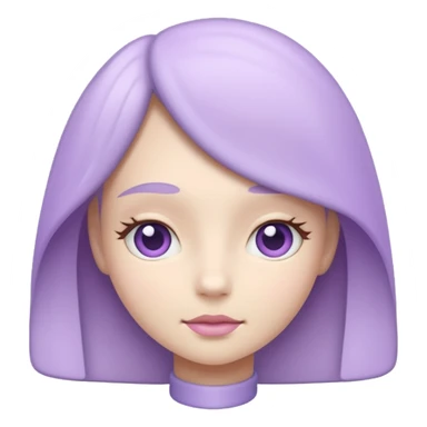 porcelain lilac sticker