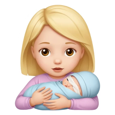 newborn baby girl sticker