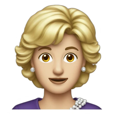 Lady Diana sticker