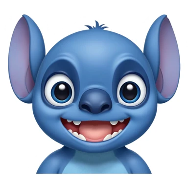 stich diciendo hola sticker