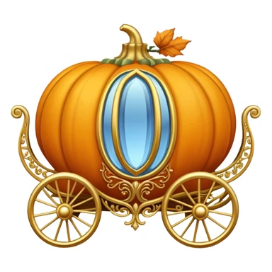 Cinderella's carriage sticker