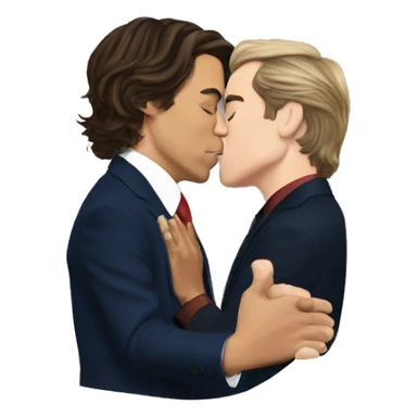 Harry styles kissing Obama  sticker