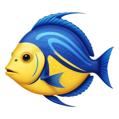 blue tang fish sticker