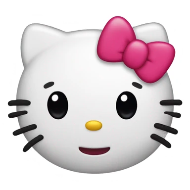 emoji di hello kitty  sticker