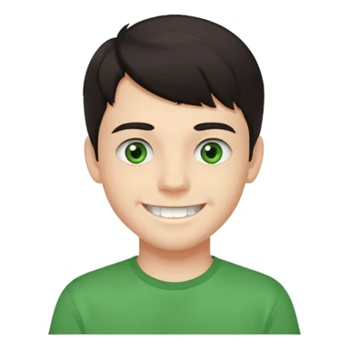 teenager-boy-dark-hair-green-eyes-tshirt-smiling-with-teeth-showing sticker
