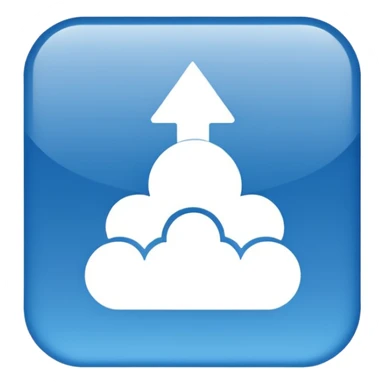 upload icon for site navigation. sticker