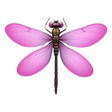 Libellule rose  sticker