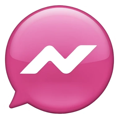Pinkfacebook messenger  sticker