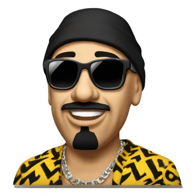 Ali G with a text called “Westside” sticker