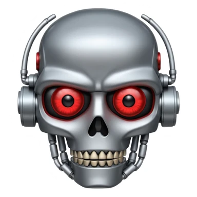Create a terminator emoji for a teams chat sticker