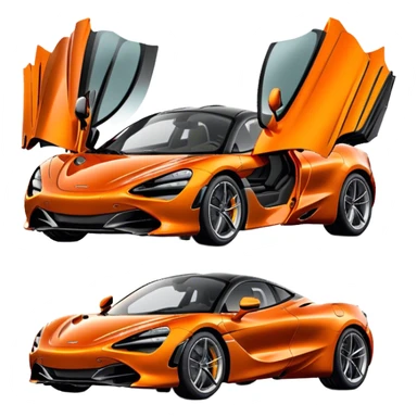 McLaren 720S - McLaren (Model Year: 2021) (Iconic colour: Orange) sticker