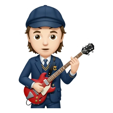 Angus Young, guitarrista de AC/DC sticker