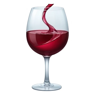 a glass of wine sticker