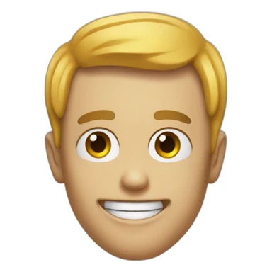 emoji mort de rire yeux ouvert sticker
